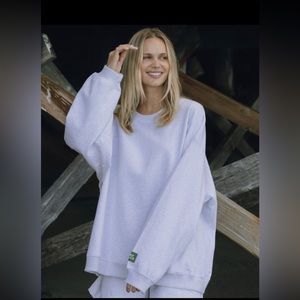 NWT Daily Drills Oversized Fleece Crew